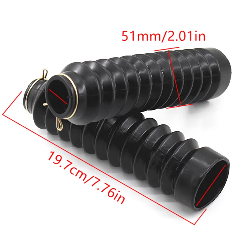 [MC]Motorcycle Universal Front Fork Cover Boot Shock Absorber Protector Sleeve Dust Guard For Motocross Off Road Pit Dirt Bike