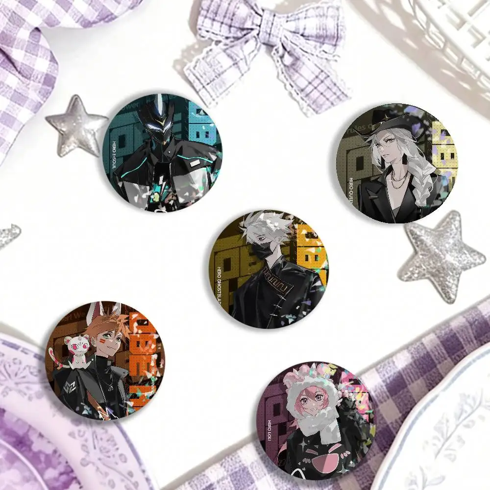 ANIME To Be H-hero X Laser-Abzeichen, Kleidung, Rucksäcke, Hüte, Accessoires, Geschenke für Kinder, Freunde, Fans, Sammlerstücke