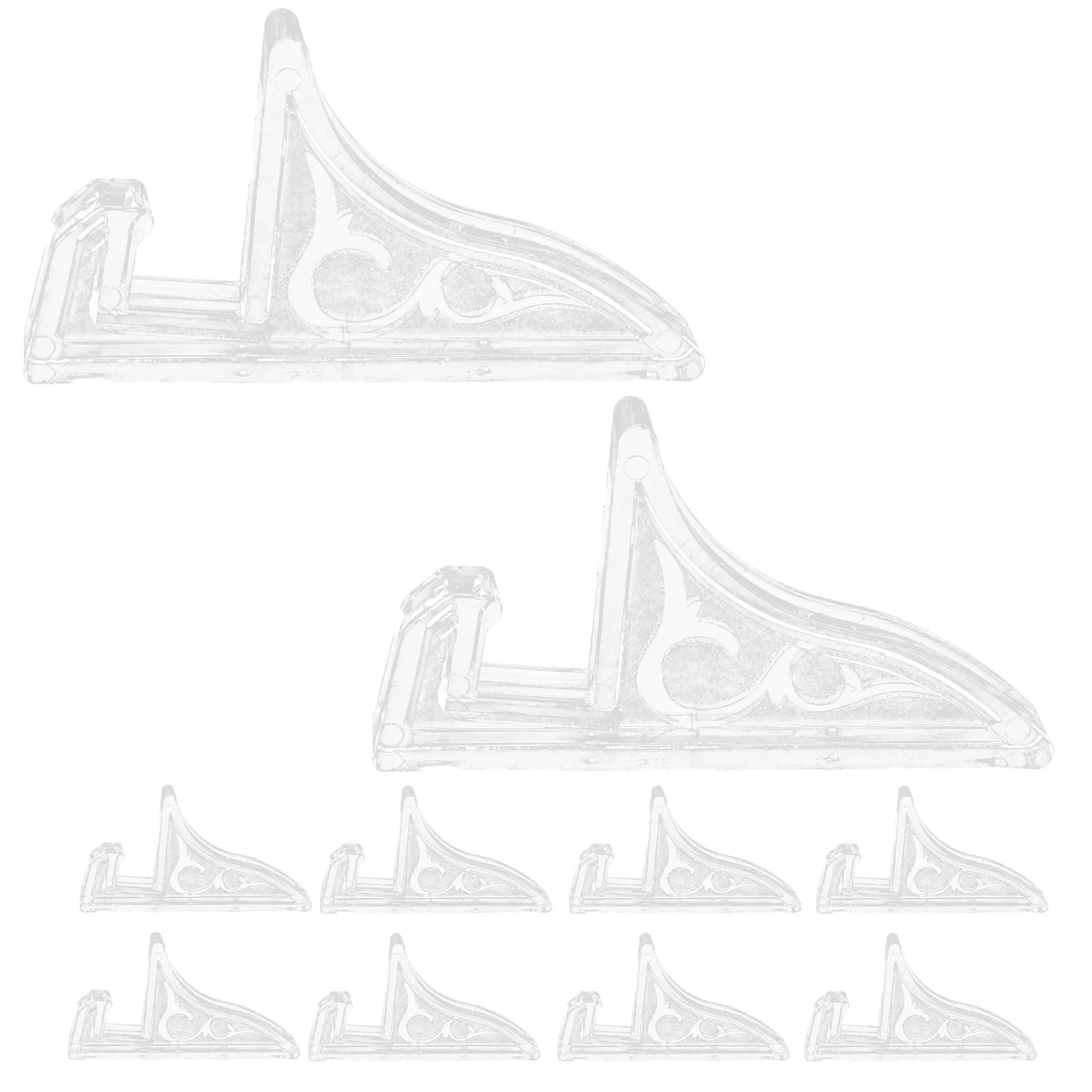 

10Pcs Photo Frame Stand Multi-Functional Display Pedestal for Certificates Phone Holder Quicksand Painting Display Base