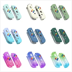 eXtremeRate DIY Replacement Shell Case for NS Switch JoyCon & OLED JoyCon, Handheld Controller Housing With Full Set Buttons
