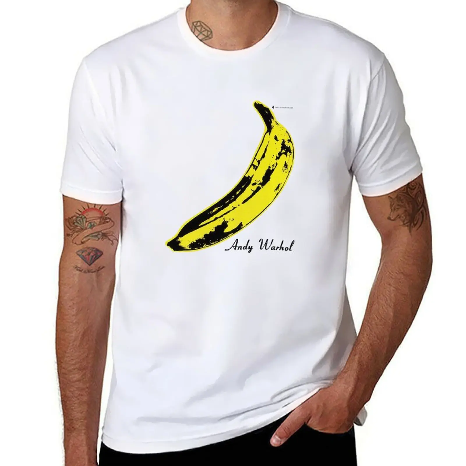 Andy Warhol Banana Velvet Underground Peel Slowly and See T-Shirt plus size clothes Blouse summer clothes shirts men graphic