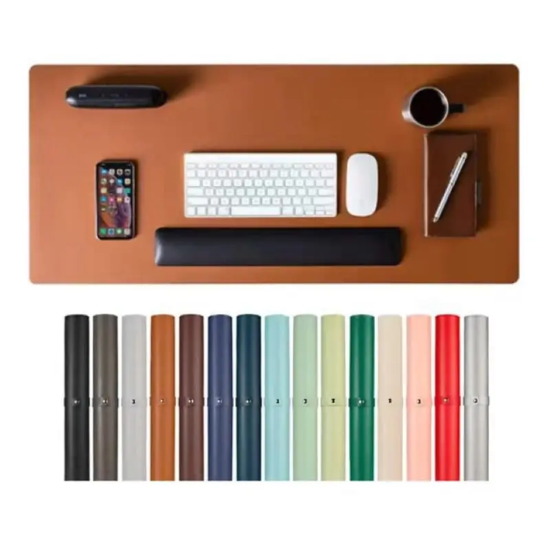 

Portable Home Desk Pad Surface Protective Office School Desk Writing Mat Easy Clean PU Leather Student Desk Mat Organizer pad