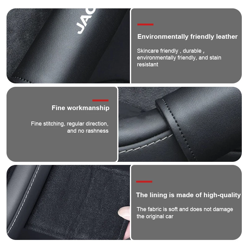 Car Door Handle Leather Cover Protective Case Accessories For JAC S2 J3 Board JS2 S3 JS3 J2 S5 T8 Refine J5 J6 J7 J4