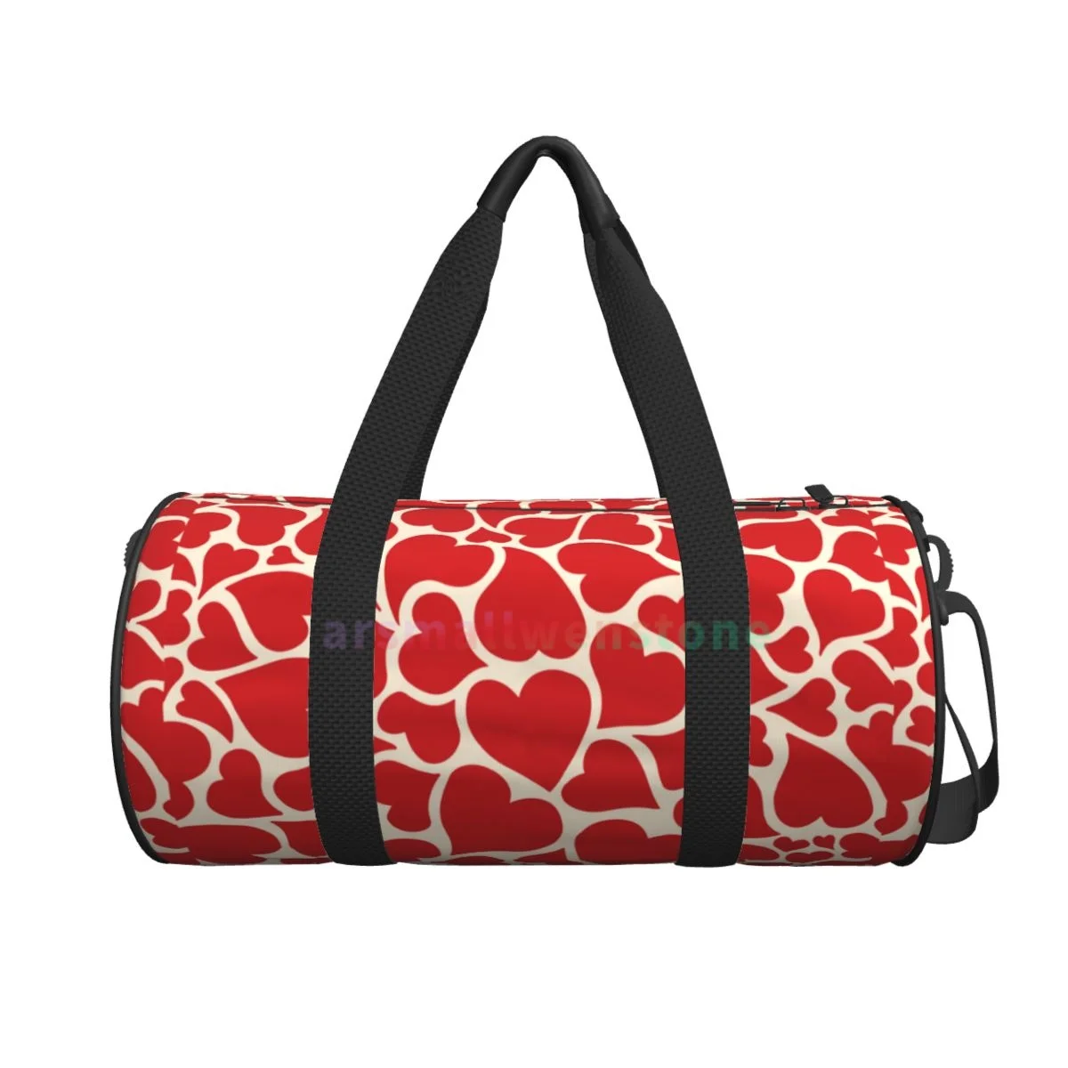 Valentim Lança Viagem Duffle Bag, Saco De Yoga Durável, Mochila De Treino, Bolsas Redondas, Sacos De Fitness Ao Ar Livre