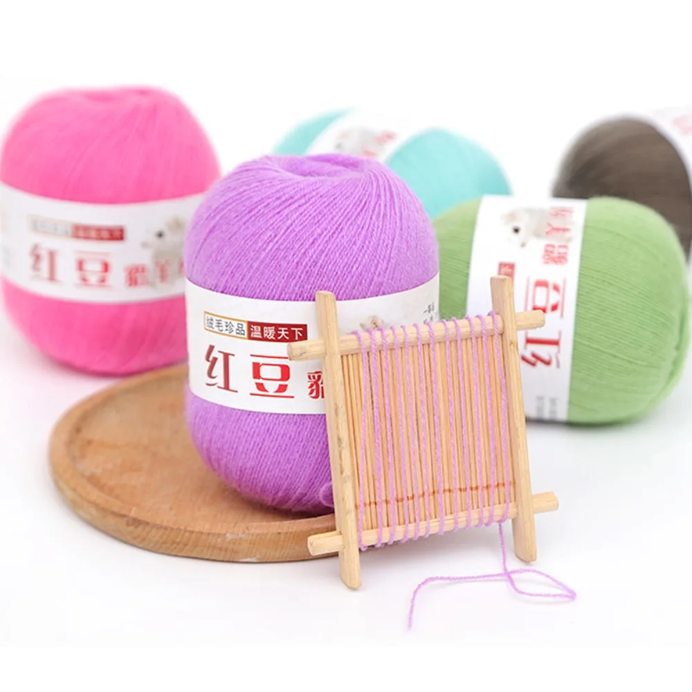 50g/roll Cashmere Cashmere Mink Wool DIY Hand Knitted Alpaca Crochet Yarn Ball Scarf Knitting Baby Knit Sweat Soft Warm