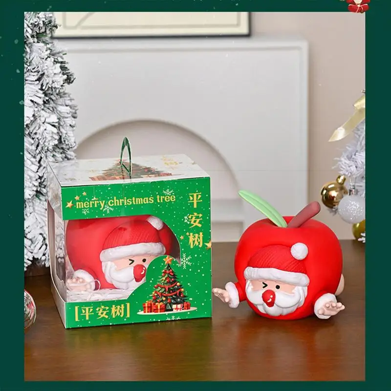 Santa Claus Statue Fruit Santa Money Saving Box Christmas Parties Supplies Table Centerpieces Home Decoration For Friends Family