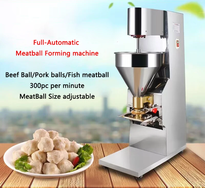 

Full-Automatic Meatball Forming machine Beef Balls/Pork balls/Fish meatball/Vegetable balls Large Commercial meatball machine