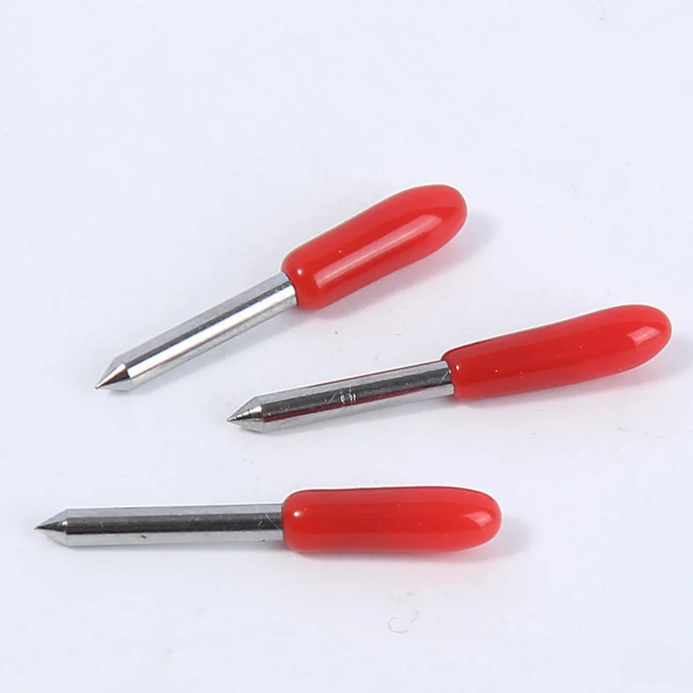 

50pcs Lettering Knife Blades Replacement Cutters Tungsten Steel Vinyl Cutter Accessories Rubber Coated Cutting Tools For