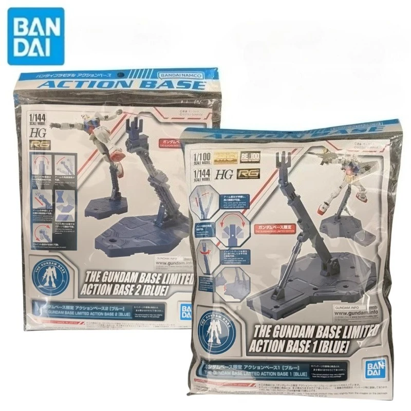 

Bandai ACTION BASE RG HG MG 1/144 1/100 Bracket 1 2 Blue Anime Toys For Kids Action Figure Gifts Collectible Model Ornaments