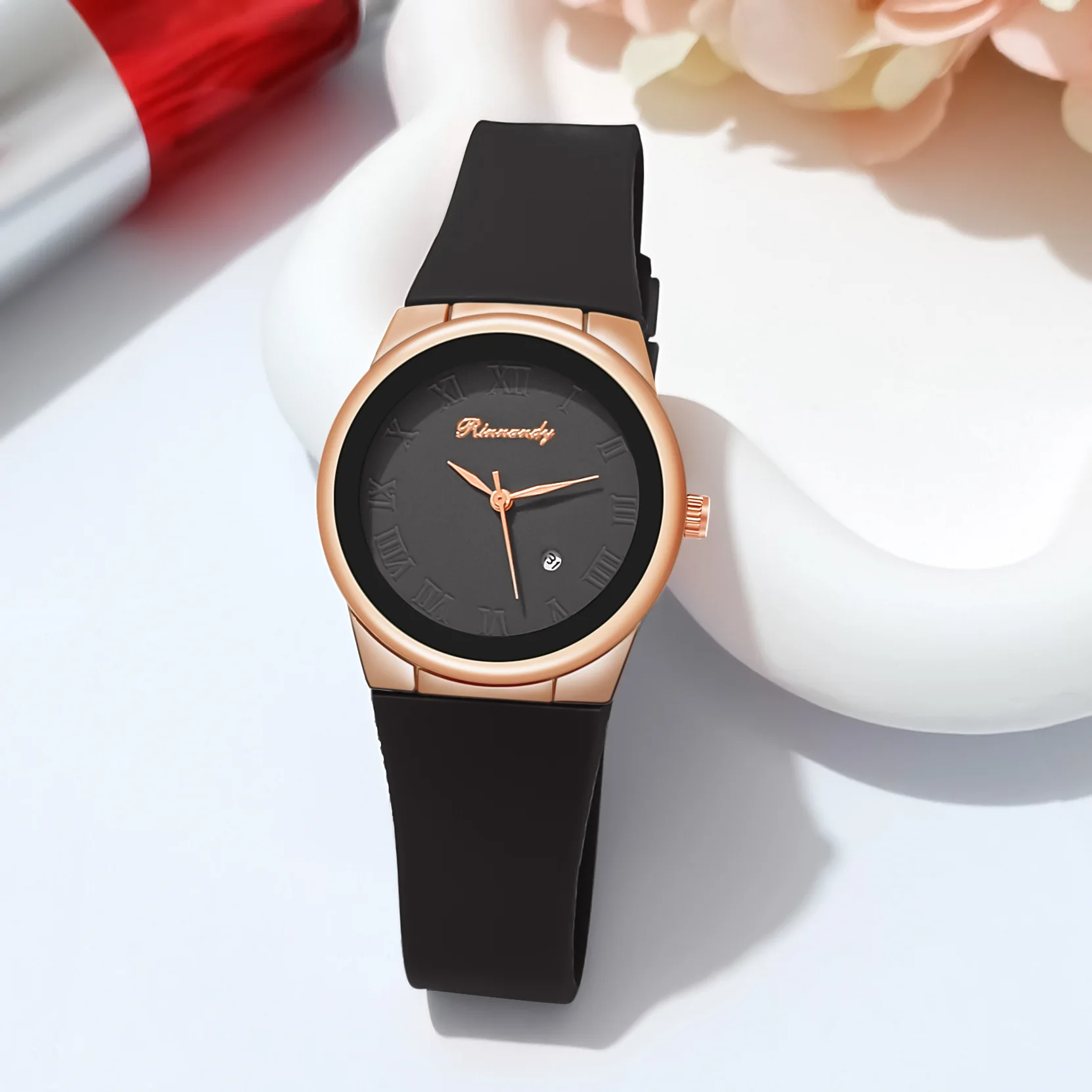 Fashion Watches Women Quartz Watch Sports Silicone Strap Ladies Wristwatches Calendar Clock Gift Relogios Feminino Montre Femmes