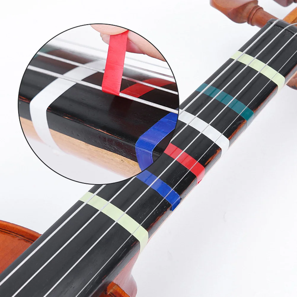 

6Pcs Violin Phoneme Cello Fingerboard Tape Colored Tape Position Cello Fingerboard Tape Violin Universal Fingerboard Tape Pitch