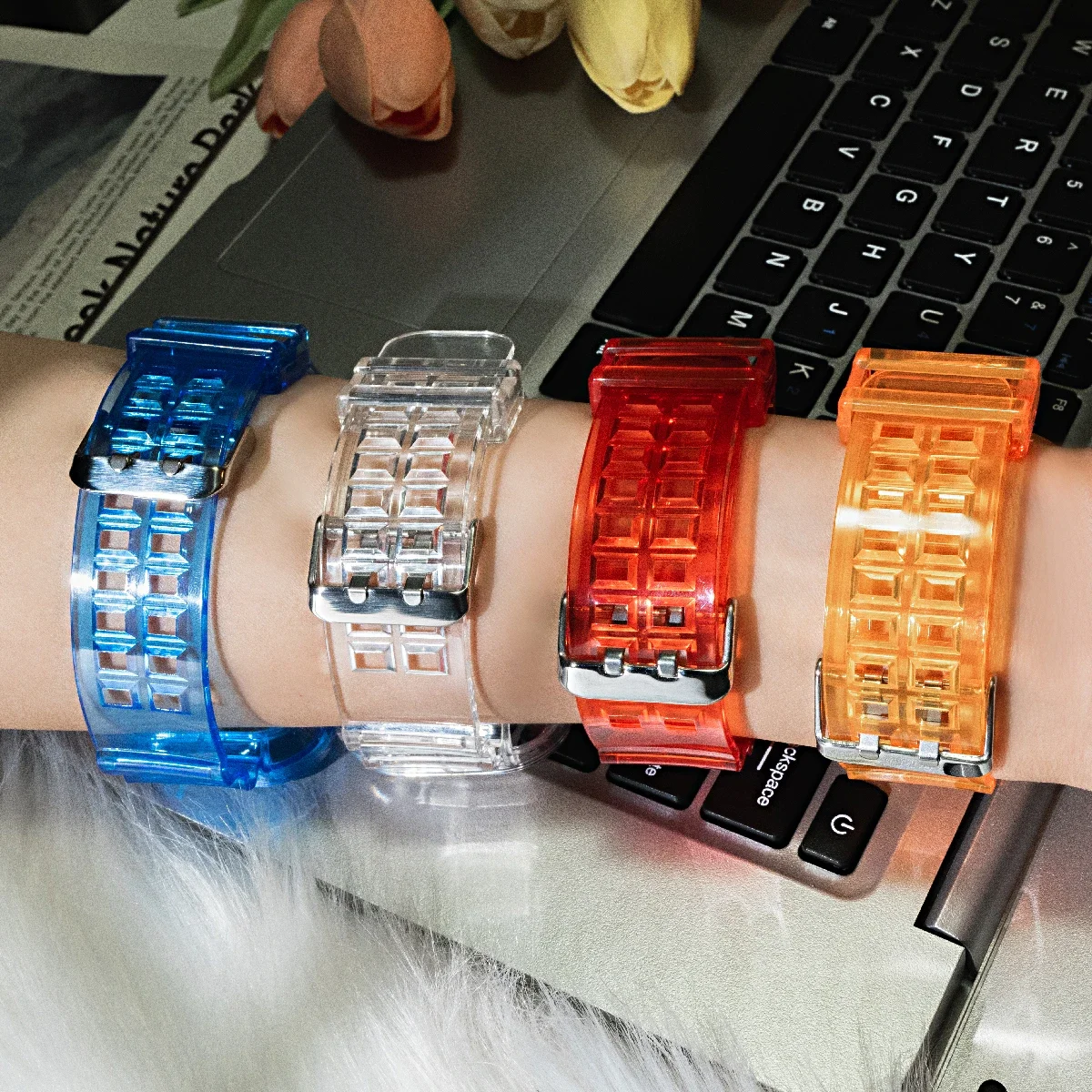 سيليكون الفرقة + حالة ل أبل حزام 46 مللي متر 42/44/45 مللي متر 41/40 مللي متر Correa الرياضة المعصم Iwatch سلسلة 10 9 8 7 6 Se 5 الترا 2 49 مللي متر