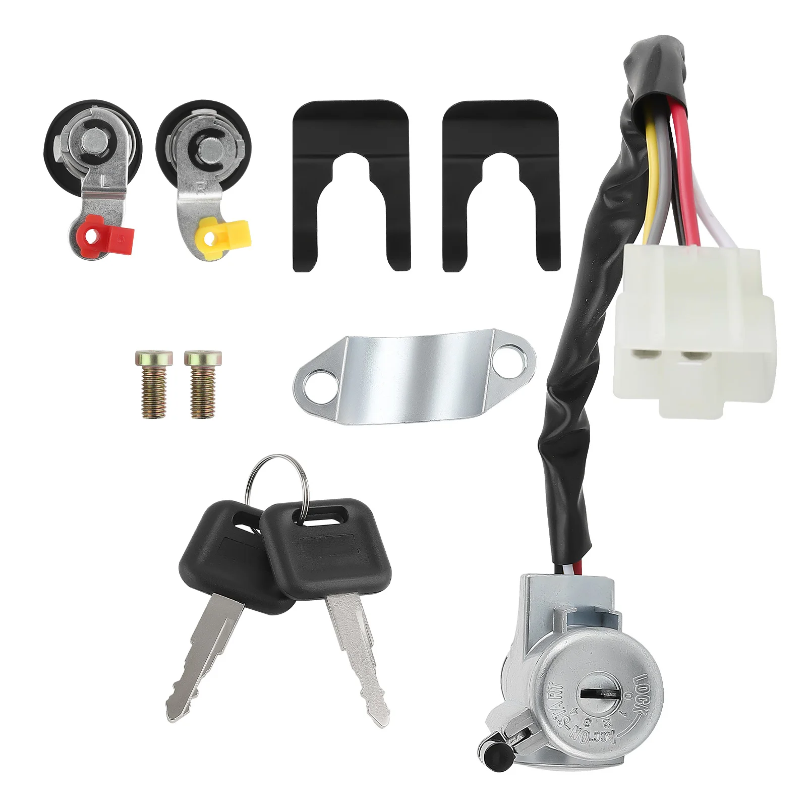 

Ignition Switch w/Door Lock for Nissan D21 86-89 Pathfinder MT 90-96 2 Same Keys