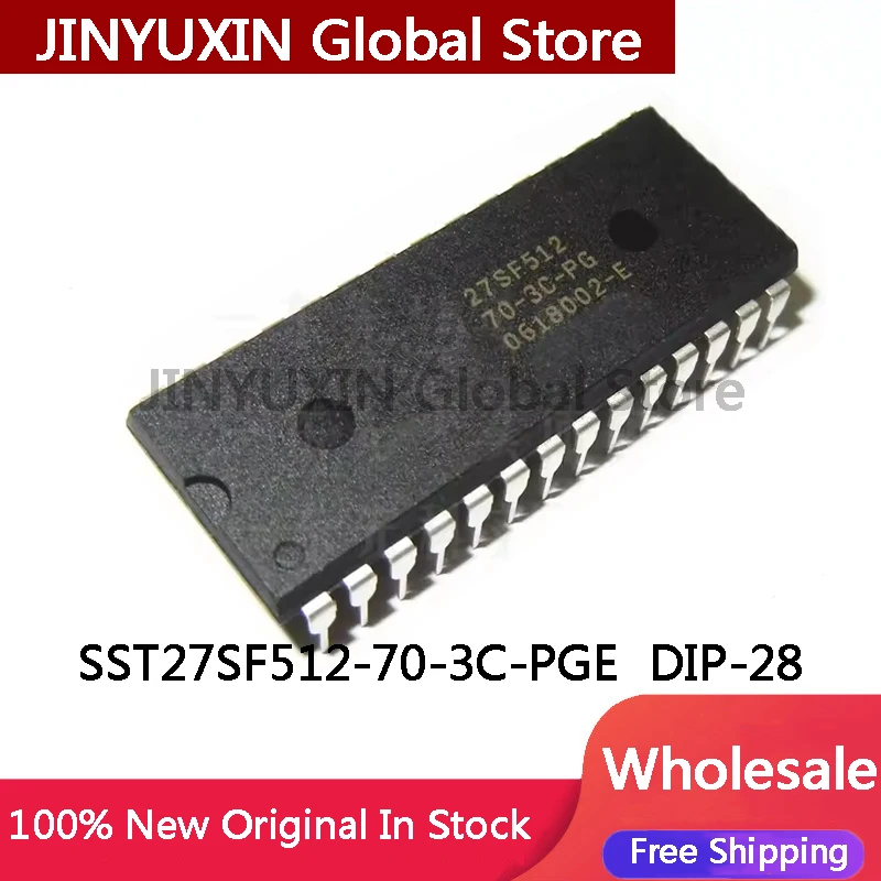 2-5 Pcs SST27SF512 SST27SF512-70-3C-PGE DIP-28 Storage Chip IC Chip In Stock Wholesale