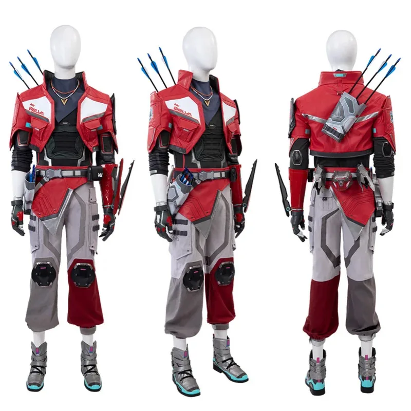 Apex-Disfraz de gorrión para hombre, abrigo de cuero, conjunto completo y artículos individuales, traje de Anime de Halloween hecho a medida