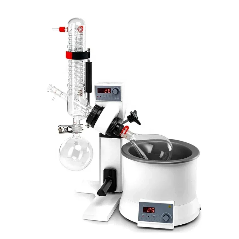 RE100-S Labor LED Digitale Vakuumdestillation 5L Rotationsverdampfer Heizbad