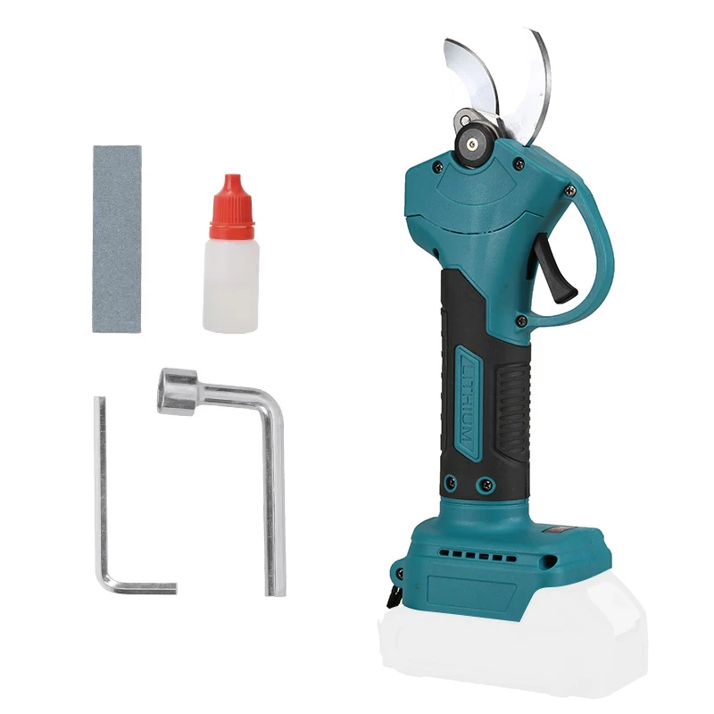 Cordless Electric Garden Pruning Shears Brushless Motor Fruit Tree Branch Cutter Scissors Fit  20V Battery Without Battery