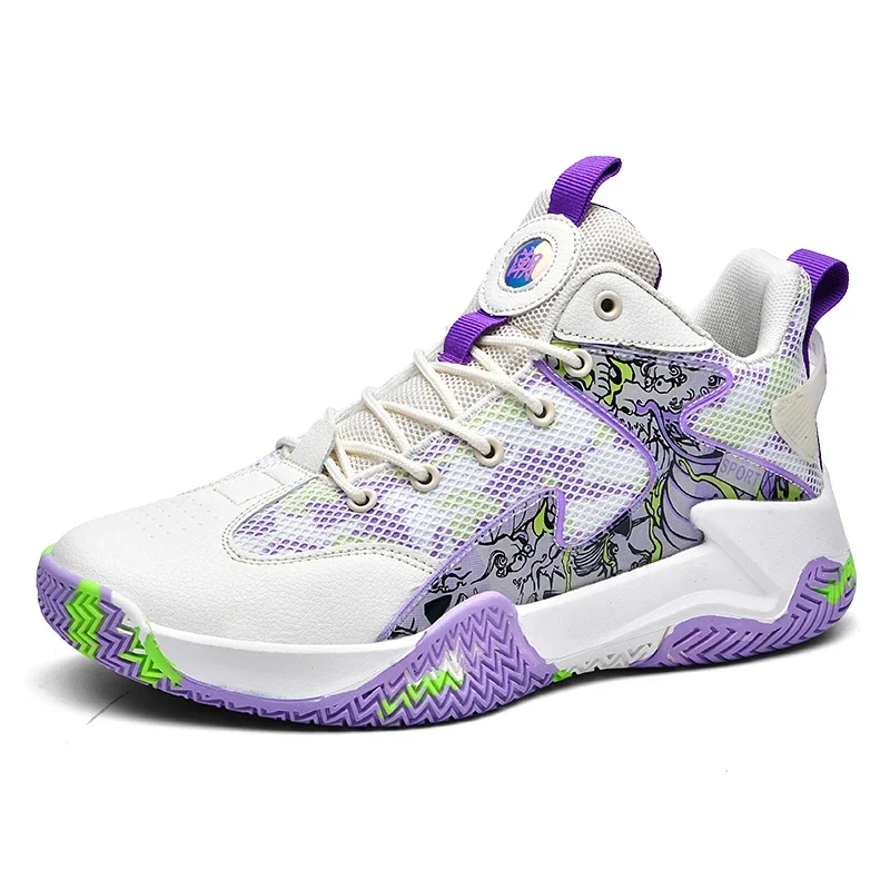 Brand Boys Basketball Professional Competition Kids Shoes Breathable