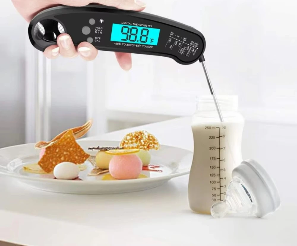 I Instantly Read Food Thermometer Folding Probe BBQ Thermometer
