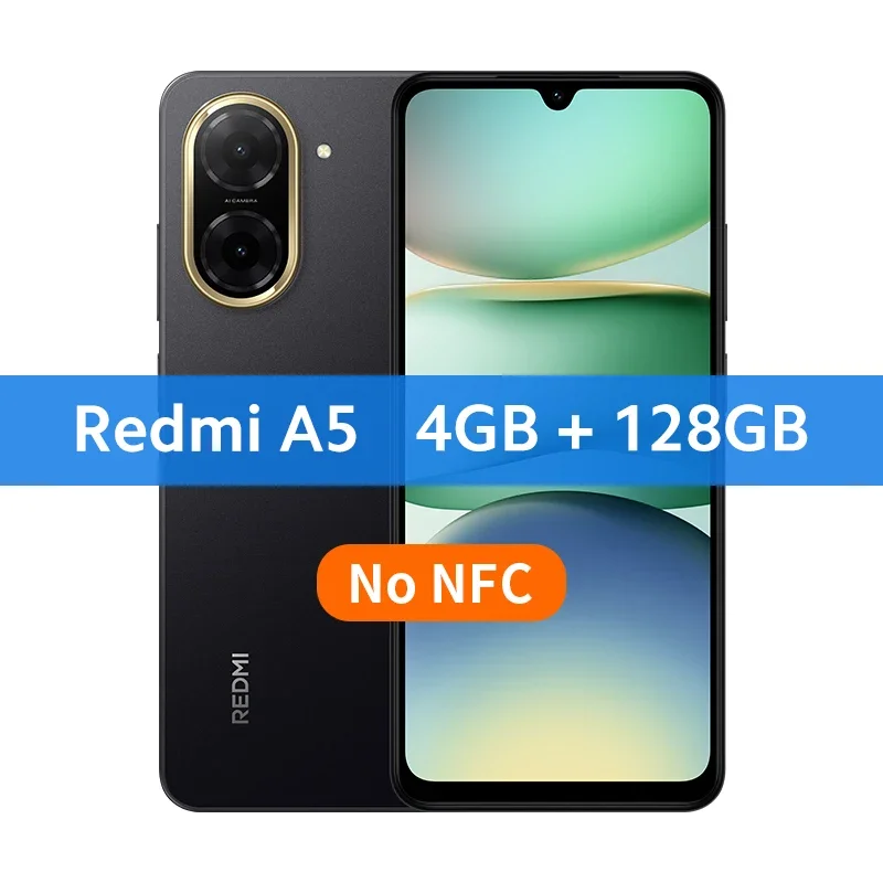 Xiaomi Redmi A5 Global Version Smartphone 6.88" Large Screen 32MP AI Dual Camera UNISOC T7250 Processor 15W Fast Charging