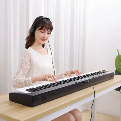 Electric Piano 88 Keys Adult Children Practice Smart Bluetooth Portable Electronic Organ Performance Electric Instrument