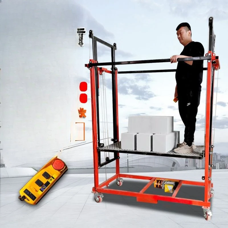 Electric scaffolding automatic lifting platform 5 meters 6 meters 8 meters new lift