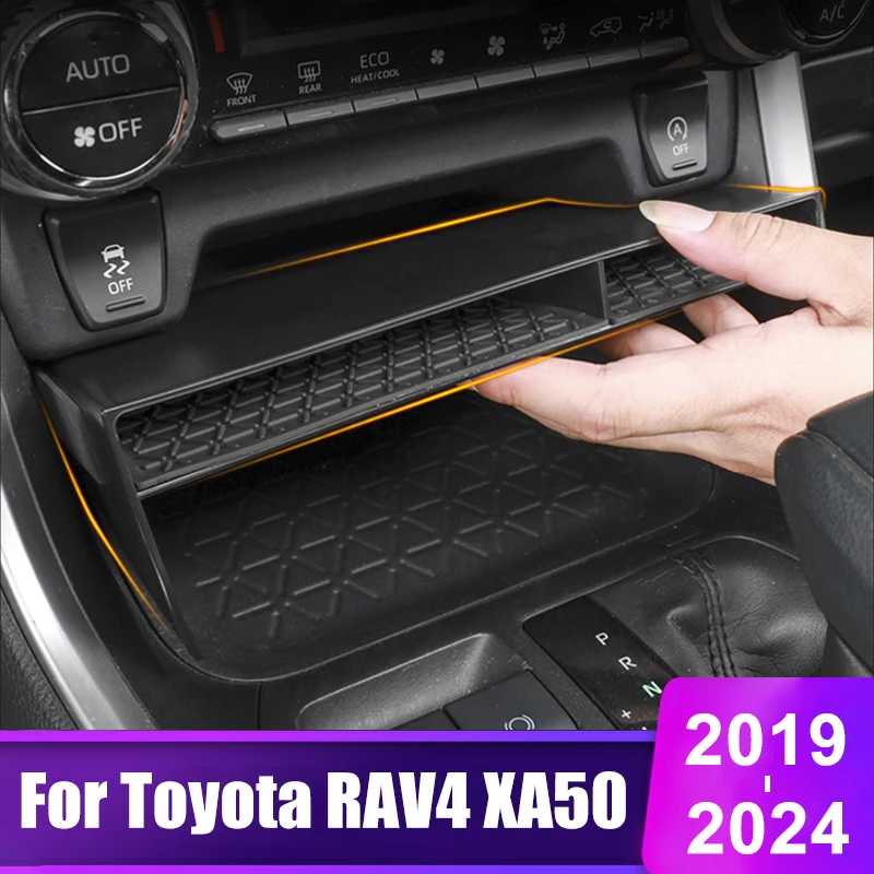 

For Toyota RAV4 XA50 2019 2020 2021 2022 2023 2024 RAV 4 Hybrid Car Central Storage Box Organizer Containers Holder Accessories