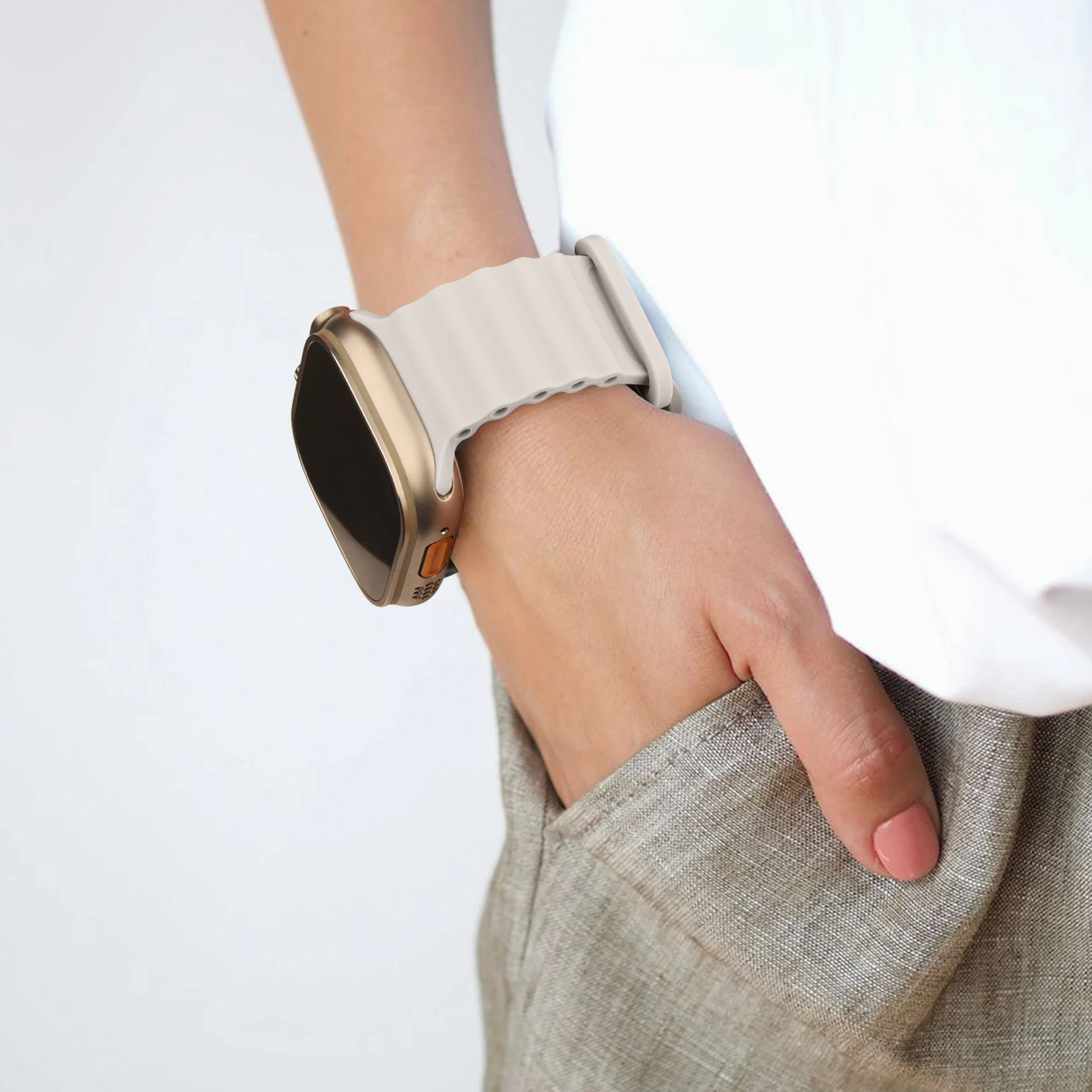 سيليكون الفرقة ل أبل ساعة 46 مللي متر 38 مللي متر 42 مللي متر 40 مللي متر 44 مللي متر 41 مللي متر 45 مللي متر 49 مللي متر حزام سوار ل iwatch الترا 10 9 8 7 6 5 4 3 2 1 SE