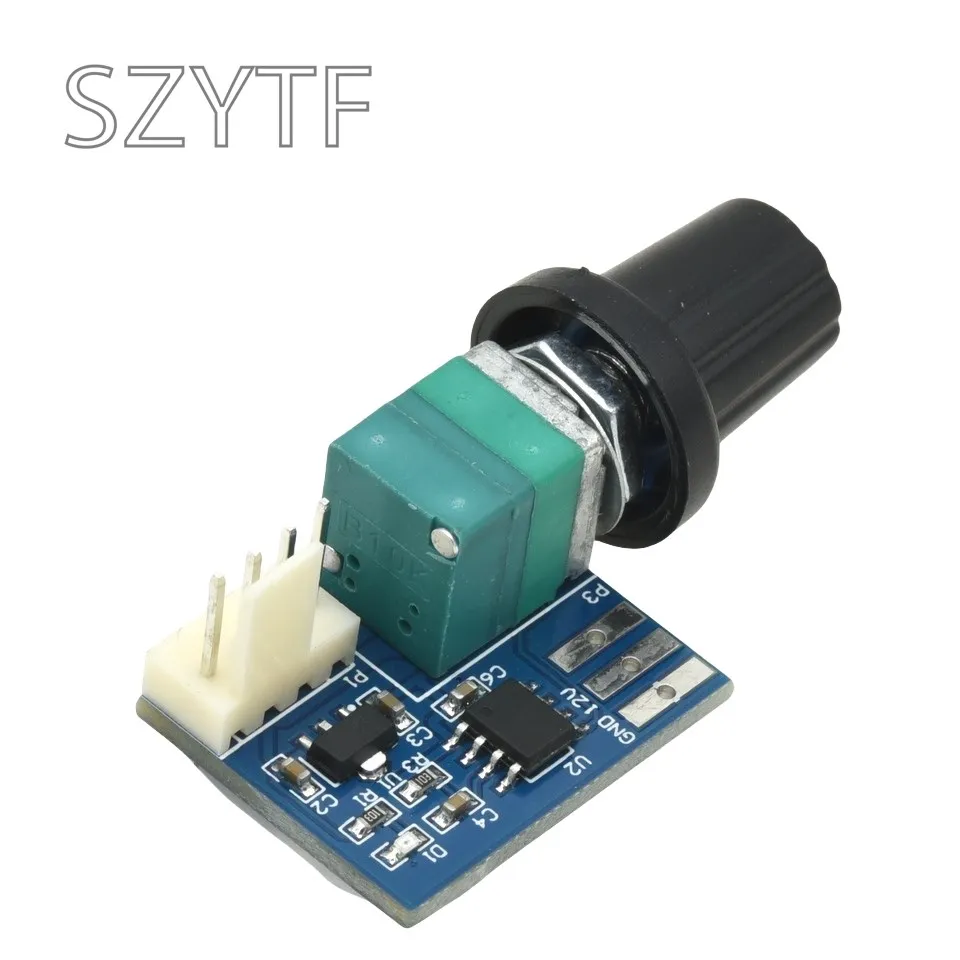 Fan governor PWM speed controller 12V single channel 4 pin low power mute for computer case fans