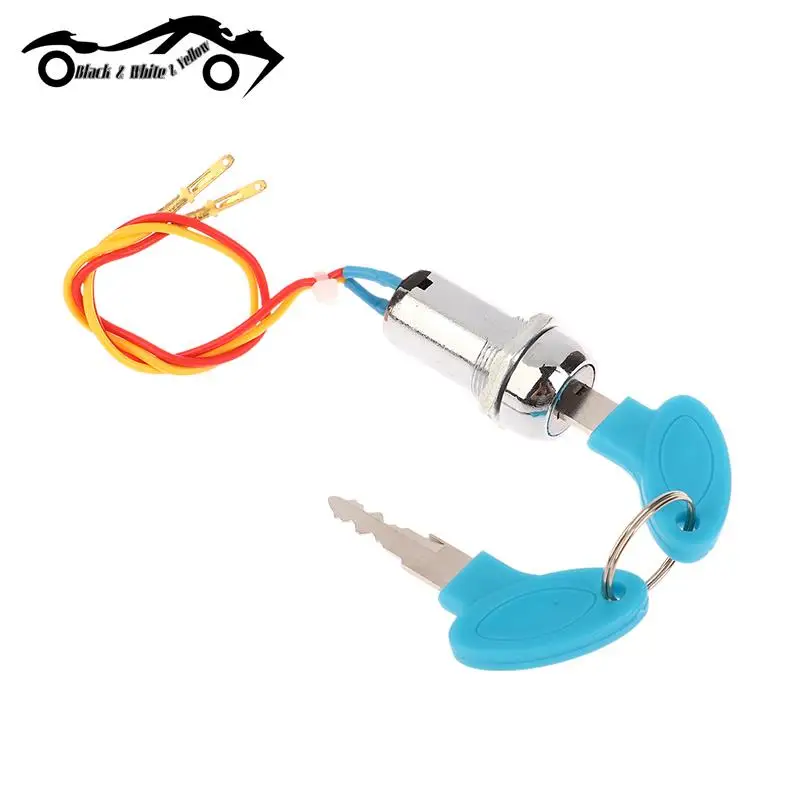 New Arrival 1 Set 2 Wire Key Ignition Switch Lock Motorcycle Go Kart Scooter Bike Switches For Motorcycle Electrical System