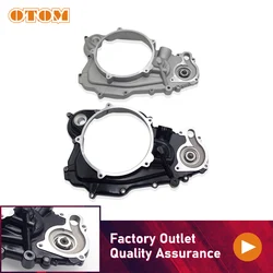 OTOM NC250 Parts Clutch Cover Motorcycle Engine Big Cover For ZONGSHEN ZS177MM 250cc KAYO T6 BSE J5 RX3 Dirt Street Bike Enduro