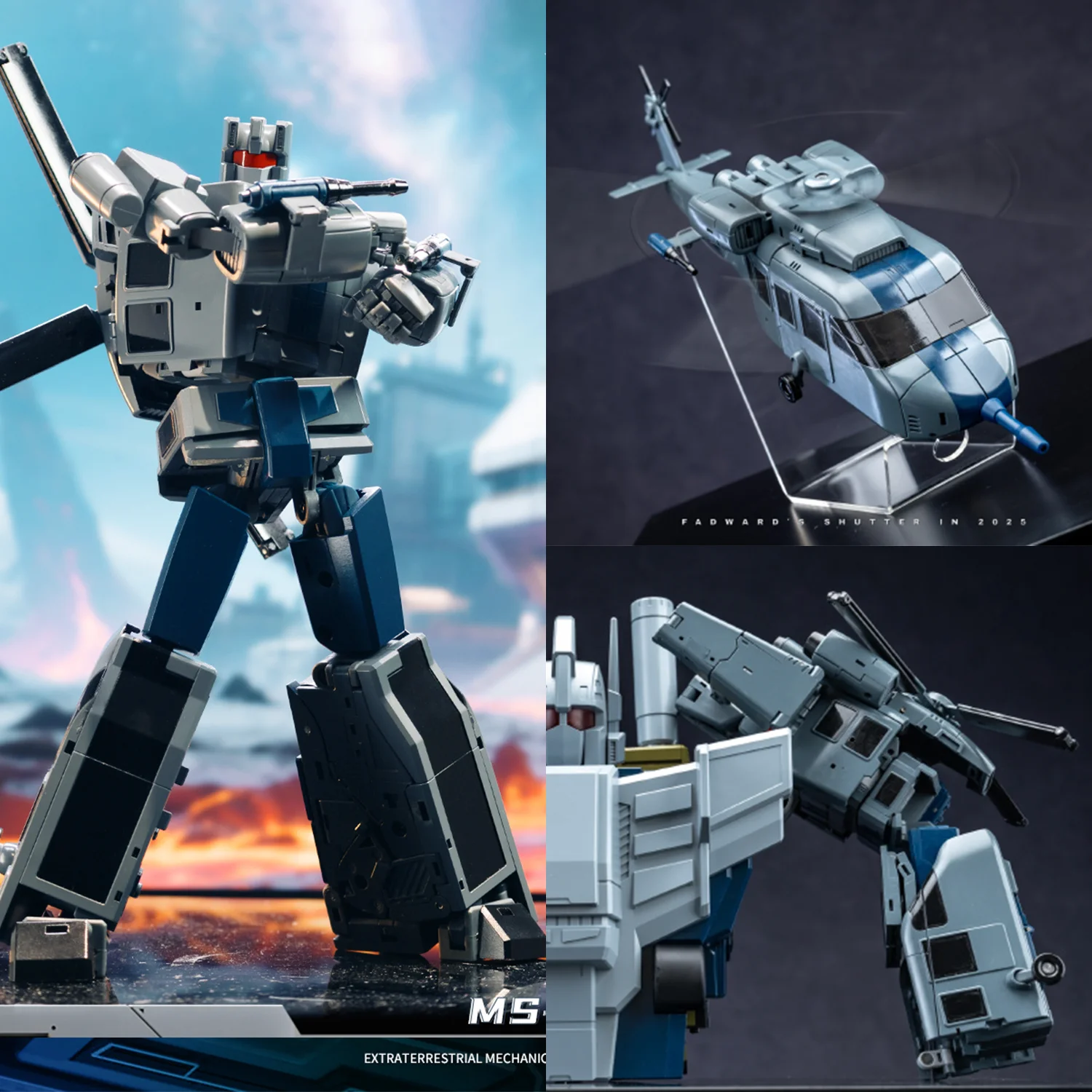 [Op voorraad] Magic Square MS-TOYS MS-06 MS06 Tornado Vortex Helikopters MP Schaal Transformatie Robot Action Figure Speelgoed