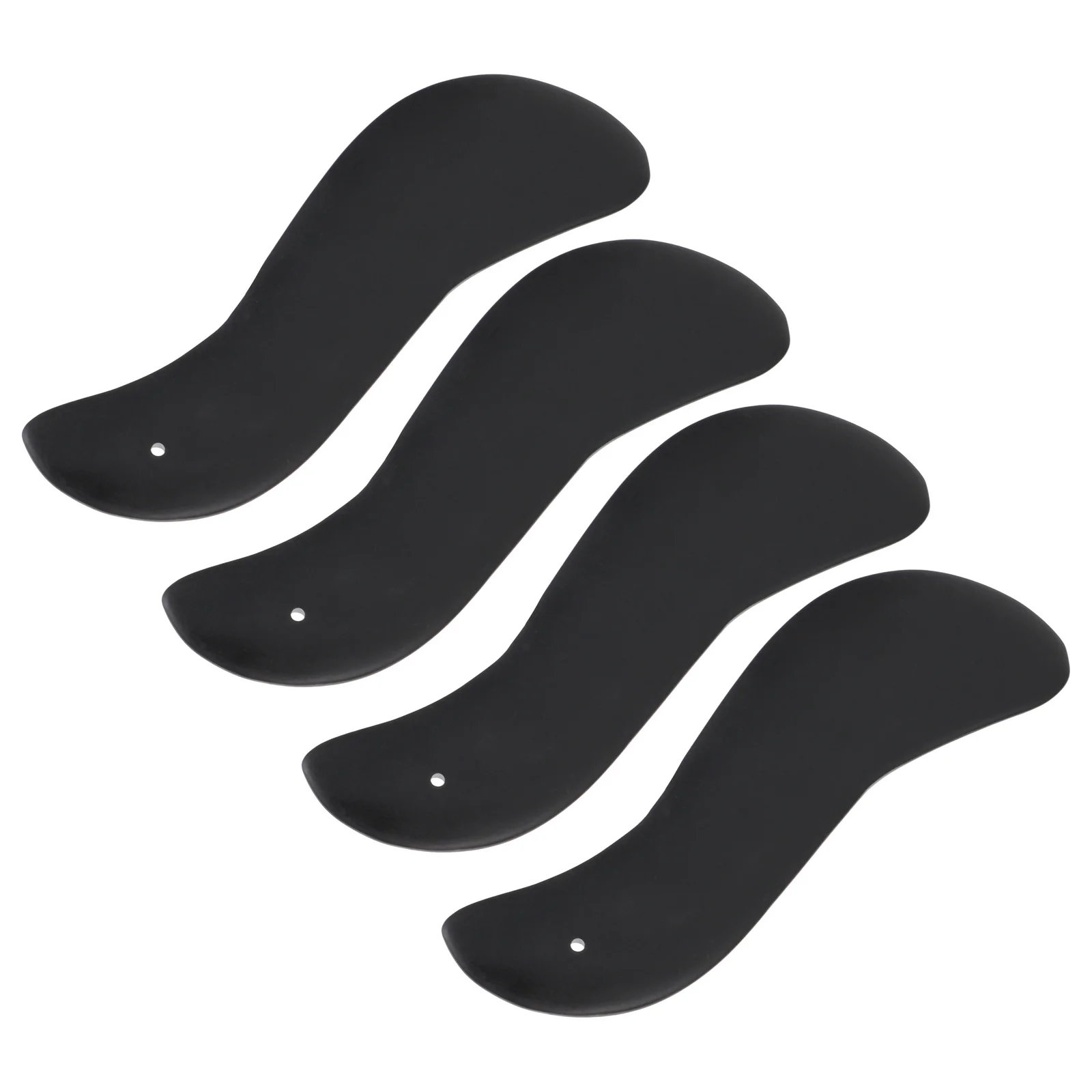 4개입 비안석 괄사 마사지 도구 얼굴 및 전신 마사지기 괄사 마사지 보드 얼굴 미용 전신 마사지 보드