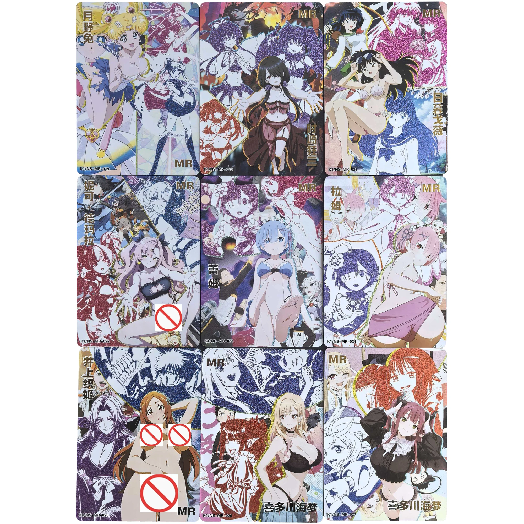 9개 세트 DIY PTCG 트레이너 릴리 이오노 신시아 미스티 라나 소니아 시그니처 골드 핫 플래시 카드 애니메이션 컬렉션 카드