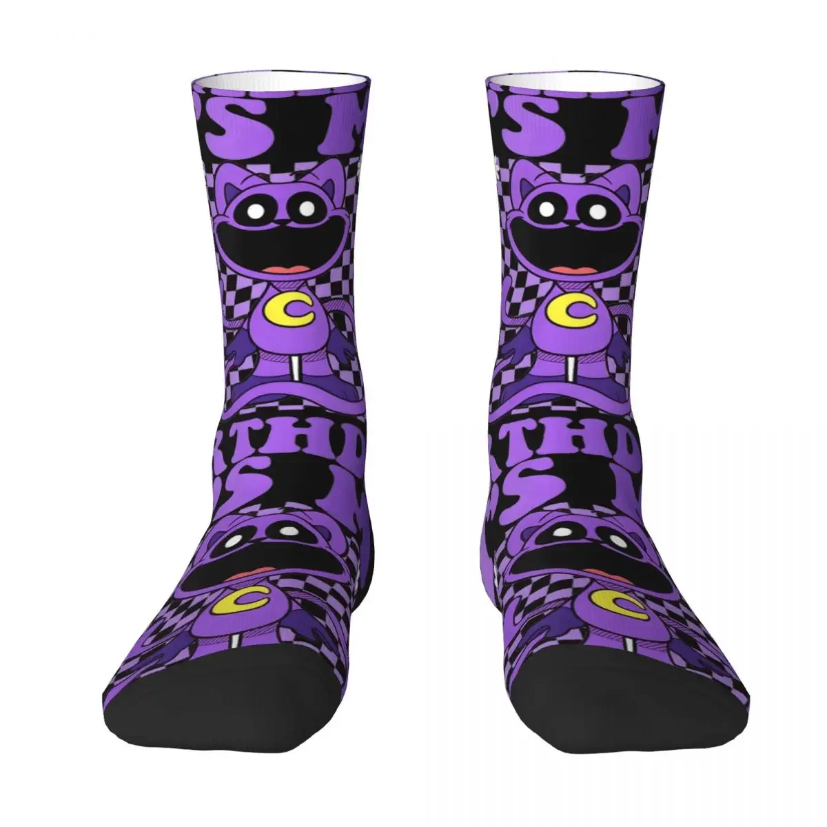 CatNap Socks Merch For Men Women Text Cat Smiling Critters Crew Socks Soft Best Gifts