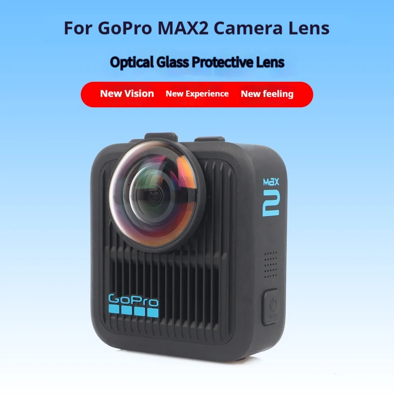 Protecteur d'objectif pour GoPro Max 2, lentille optique haute définition, haute transmission de la lumière, résistant aux rayures et aux chutes Protecteur d'objectif pour GoPro Max 2, lentille optique haute définition, haute transmission de la lumière, résistant aux rayures et aux chutes