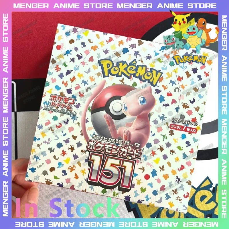 

Original Pokemon PTCG Cards 151 SV2A Japanese Scarlet & Violet Master Ball Box Anime Trading Card Game Collectible Toys Gifts