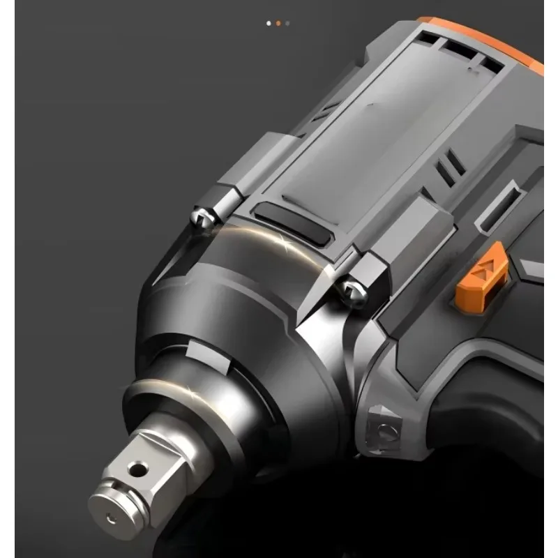 Brushless Lithium Ion Industrial Grade High Power 500W Impact Wrench 400 Nm Max Torque 1/2 Inch Drive Head