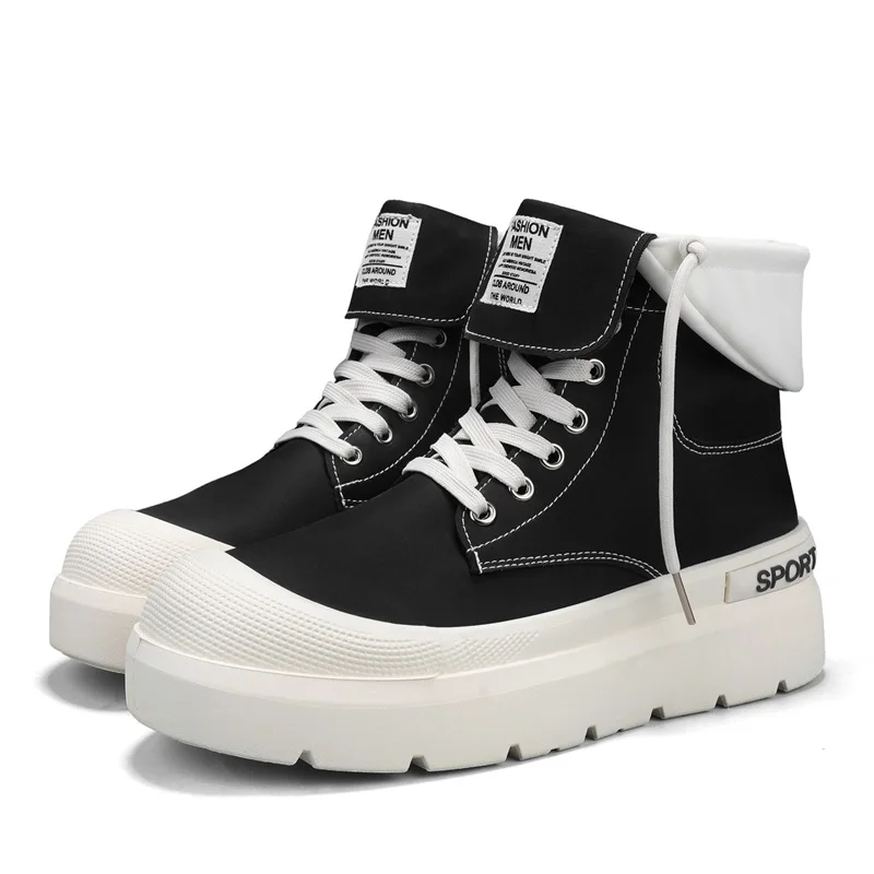 

Men's New High Top Fashion Trend Casual Versatile Comfortable Sports Anti Slip Breathable Height Increasing Short Boots