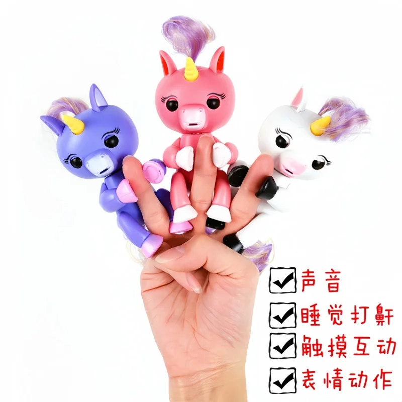 Fingerlings Monkey Peripheral Electronic Anime Model Fingertip Monkey Electronic Pets Smart Pet Action Figurine Interactive Toys