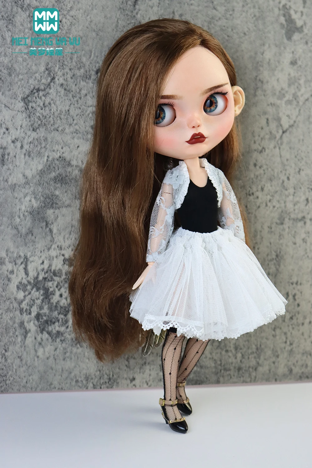 Blyth Doll Clothes Azone OB23 OB24 Doll Accessories Fashion Gauze Skirt T-Shirt Coat