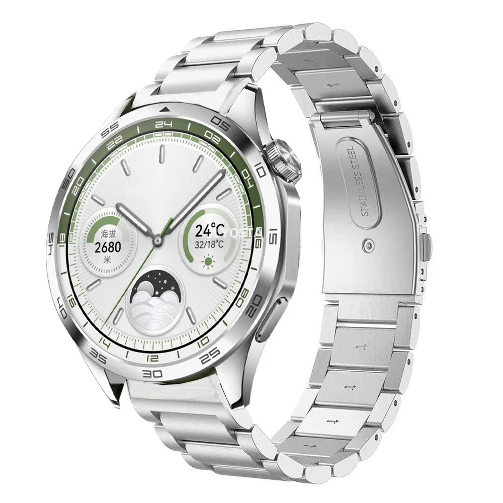 

Браслет без зазоров для HUAWEI WATCH GT 5, 46 мм, металлический ремешок из нержавеющей стали для HUAWEI GT5 Pro, ремешок 46 мм, ремешок для часов, аксессуары