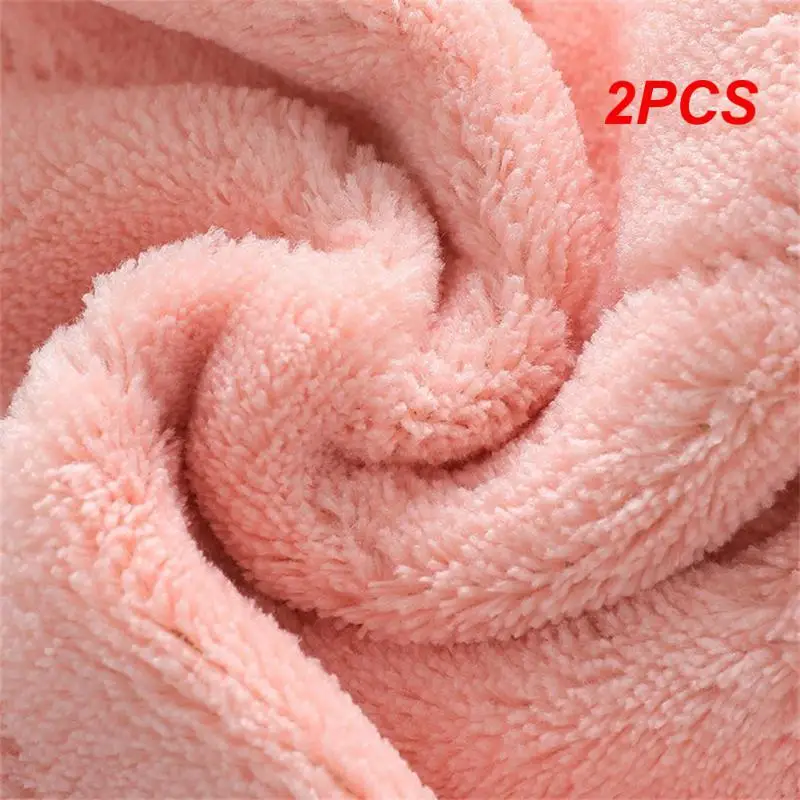 2PCS T Cloth Strong Water Absorption Dual-use Non-oily Innovative Design Non-shedding Premium Quality Extra Absorbent Towel