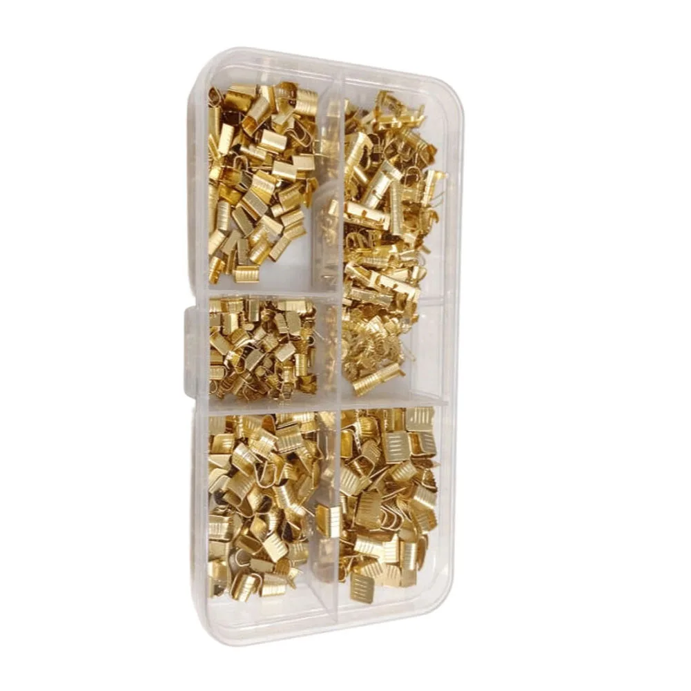 500 Count U Shape Brass Terminal Sleeves Made of Copper for Reliable Crimping on Wires Ranging from 0.5 to 6 Square Millimeters
