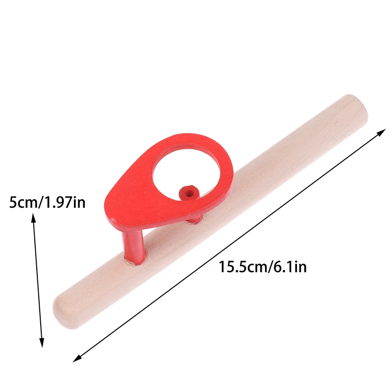 Wooden Suspension Ball Blower Sports Foam Balls Floating Kids Blow Pipe And 2 Balls Game Stress Reliever Balance Blowing Toy