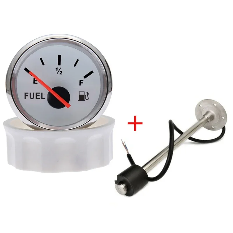 Water Level Gauge Sensor WS100-WS500mm Fuel for Tank Meter Sending With Red Backlight 100-500mm 0-190 Ohm Sensor