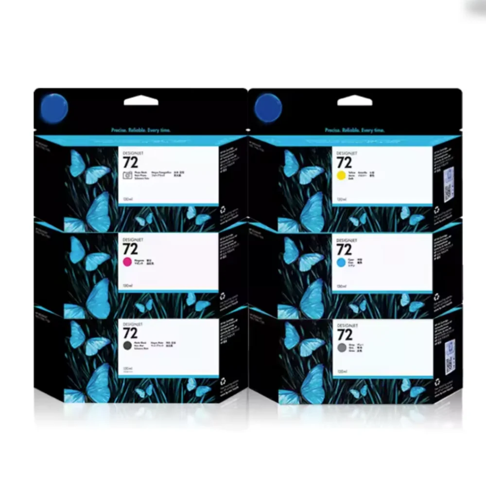 

High Quality 72 For HP72 Ink Cartridge For HP Designjet T610 T620 T770 T790 T795 T1100 T1120 T1200 T1300 T2300