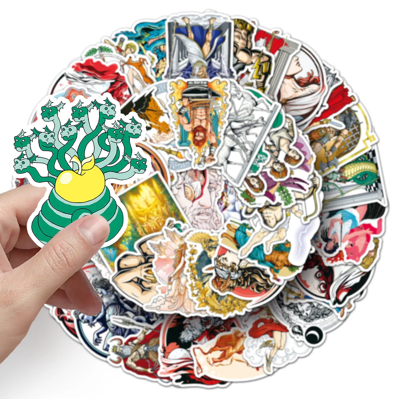 

10/30/51PCS Ancient Greek Mythological Figures Graffiti Stickers Personalized Cool Graffiti Decals DIY Water Cup Notebook Guitar