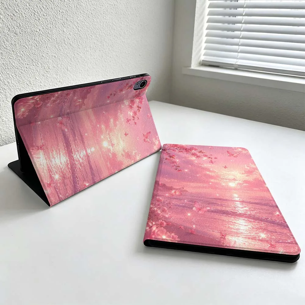 Cherry Blossom Beach Sunset Cover For Huawei MatePad MediaPad MagicPad Honor Pad 10 9 8 X10 X9 X8 Pro Soft Inch Tablet Case