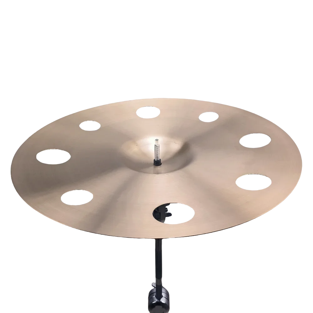 صنج Hooqu Effect مقاس 17 بوصة B20 من الأوزون مع 8 فتحات لبيع مجموعة الطبول